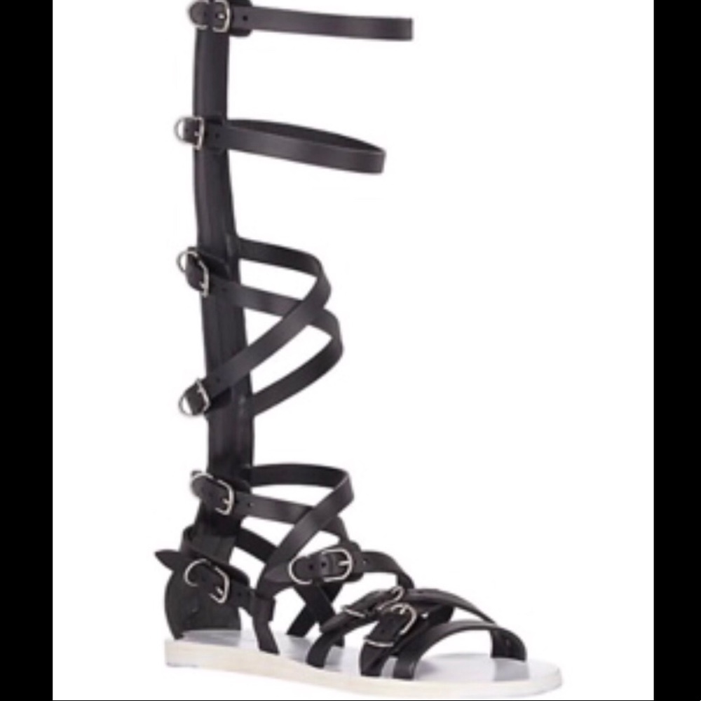 Balenciaga Papier knee high gladiator, NIB EU39